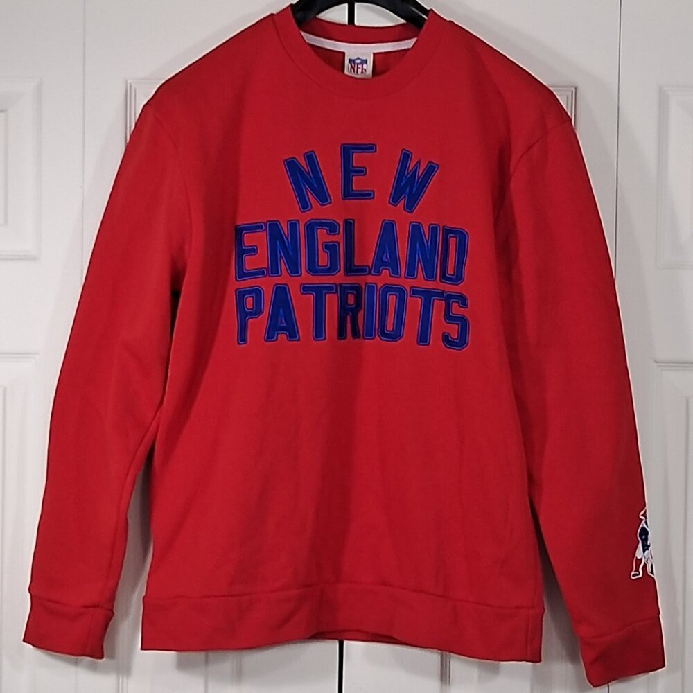 NFL Patriots Crewneck Long Sleeve Sweater